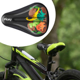 Maxbell Kids Bike Seat Cushion Cover Small 9'' x 6'' Thickened Child Bike Seat Cover dinosaur