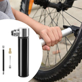 Maxbell Mini Bicycle Pump CNC Fast Inflation Repair Tool Universal 120 PSI Tire Pump Black no Bracket