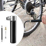Maxbell Mini Bicycle Pump CNC Fast Inflation Repair Tool Universal 120 PSI Tire Pump Black no Bracket