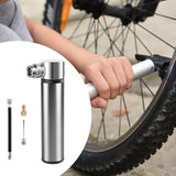 Maxbell Mini Bicycle Pump CNC Fast Inflation Repair Tool Universal 120 PSI Tire Pump Titanium no Bracket