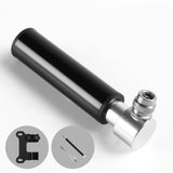 Maxbell Mini Bicycle Pump CNC Fast Inflation Repair Tool Universal 120 PSI Tire Pump Black and Bracket