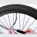 Maxbell Mini Bicycle Pump CNC Fast Inflation Repair Tool Universal 120 PSI Tire Pump Black and Bracket