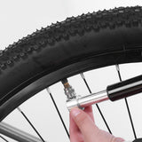 Maxbell Mini Bicycle Pump CNC Fast Inflation Repair Tool Universal 120 PSI Tire Pump Black and Bracket