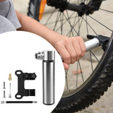 Maxbell Mini Bicycle Pump CNC Fast Inflation Repair Tool Universal 120 PSI Tire Pump Titanium and Bracket