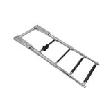 Maxbell 4 Step Telescoping Marine Ladder Pontoon Boat Ladder for Dinghy Pontoon Boat