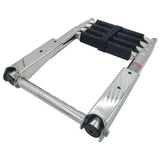 Maxbell 4 Step Telescoping Marine Ladder Pontoon Boat Ladder for Dinghy Pontoon Boat