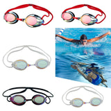 Maxbell Swim Goggles Comfortable Wide View Eyewear for Men Women Water Sports Adults Red