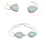 Maxbell Swim Goggles Comfortable Wide View Eyewear for Men Women Water Sports Adults White