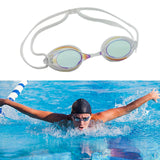 Maxbell Swim Goggles Comfortable Wide View Eyewear for Men Women Water Sports Adults White