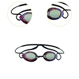 Maxbell Swim Goggles Comfortable Wide View Eyewear for Men Women Water Sports Adults Rose