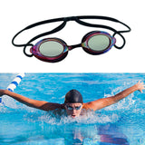 Maxbell Swim Goggles Comfortable Wide View Eyewear for Men Women Water Sports Adults Rose