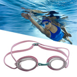 Maxbell Silicone Swimming Goggles Portable Eyewear for Adults Water Sports Men Women Pink