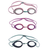 Maxbell Silicone Swimming Goggles Portable Eyewear for Adults Water Sports Men Women Pink