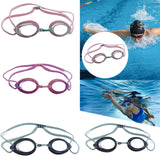 Maxbell Silicone Swimming Goggles Portable Eyewear for Adults Water Sports Men Women Pink