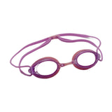Maxbell Silicone Swimming Goggles Portable Eyewear for Adults Water Sports Men Women Violet Pink