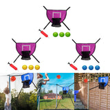 Maxbell Trampoline Basketball Hoop Set Soft Basketball Game Accessories for Training Green Basketball