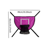 Maxbell Trampoline Basketball Hoop Set Soft Basketball Game Accessories for Training Yellow Basketball