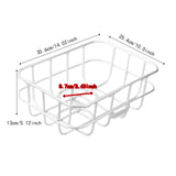 Maxbell Front Bike Basket Carrier Panniers Aluminum Alloy Detachable Bike Cargo Rack White Screws
