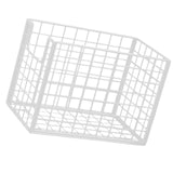 Maxbell Yoga Mat Storage Basket Sturdy Workout Equipment Organizer for Bathroom Dorm White