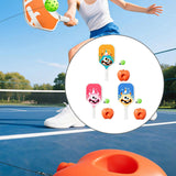 Maxbell Pickleball Paddle with Ball and Base for Beginner Family Kids Indoor Outdoor orange