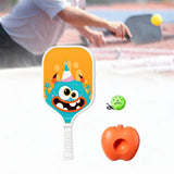 Maxbell Pickleball Paddle with Ball and Base for Beginner Family Kids Indoor Outdoor orange