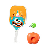 Maxbell Pickleball Paddle with Ball and Base for Beginner Family Kids Indoor Outdoor orange