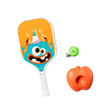Maxbell Pickleball Paddle with Ball and Base for Beginner Family Kids Indoor Outdoor orange