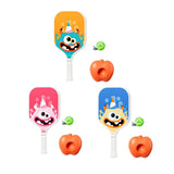 Maxbell Pickleball Paddle with Ball and Base for Beginner Family Kids Indoor Outdoor orange