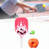 Maxbell Pickleball Paddle with Ball and Base for Beginner Family Kids Indoor Outdoor pink