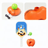 Maxbell Pickleball Paddle with Ball and Base for Beginner Family Kids Indoor Outdoor blue