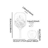 Maxbell Pickleball Paddle with Ball and Base for Beginner Family Kids Indoor Outdoor blue