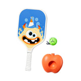 Maxbell Pickleball Paddle with Ball and Base for Beginner Family Kids Indoor Outdoor blue