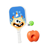 Maxbell Pickleball Paddle with Ball and Base for Beginner Family Kids Indoor Outdoor blue