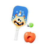 Maxbell Pickleball Paddle with Ball and Base for Beginner Family Kids Indoor Outdoor blue
