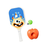 Maxbell Pickleball Paddle with Ball and Base for Beginner Family Kids Indoor Outdoor blue