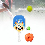 Maxbell Pickleball Paddle with Ball and Base for Beginner Family Kids Indoor Outdoor blue
