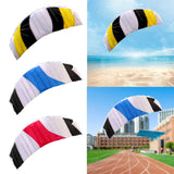 Maxbell Stunt Kite Two Line Seaside Beach Toy 1.4M Outdoor Parafoil Kite for Adults Yellow