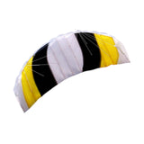 Maxbell Stunt Kite Two Line Seaside Beach Toy 1.4M Outdoor Parafoil Kite for Adults Yellow