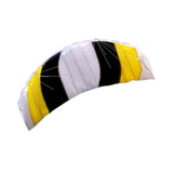 Maxbell Stunt Kite Two Line Seaside Beach Toy 1.4M Outdoor Parafoil Kite for Adults Yellow