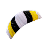 Maxbell Stunt Kite Two Line Seaside Beach Toy 1.4M Outdoor Parafoil Kite for Adults Yellow