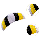 Maxbell Stunt Kite Two Line Seaside Beach Toy 1.4M Outdoor Parafoil Kite for Adults Yellow