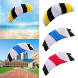 Maxbell Stunt Kite Two Line Seaside Beach Toy 1.4M Outdoor Parafoil Kite for Adults Yellow