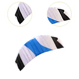 Maxbell Stunt Kite Two Line Seaside Beach Toy 1.4M Outdoor Parafoil Kite for Adults Blue