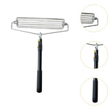 Maxbell Long Jump Sand Rake Eetractable Portable Beach Rake Sand for Yard Leaf Grass