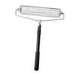 Maxbell Long Jump Sand Rake Eetractable Portable Beach Rake Sand for Yard Leaf Grass