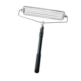 Maxbell Long Jump Sand Rake Eetractable Portable Beach Rake Sand for Yard Leaf Grass