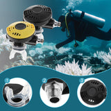 Maxbell Scuba Diving Regulator Water Sports Reliable Transparent Silicone Mouthpiece Yellow