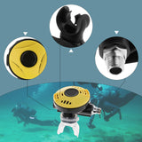 Maxbell Scuba Diving Regulator Water Sports Reliable Transparent Silicone Mouthpiece Yellow