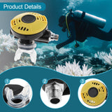 Maxbell Scuba Diving Regulator Water Sports Reliable Transparent Silicone Mouthpiece Yellow
