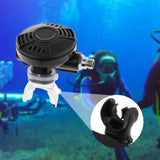 Maxbell Scuba Diving Regulator Water Sports Reliable Transparent Silicone Mouthpiece Black